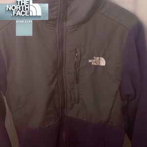 north face zip up(m)[womans]